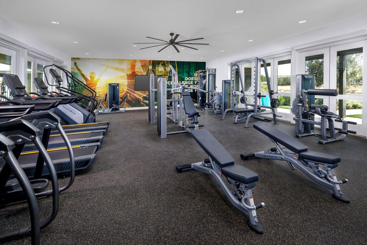 Fitness center at The Meadowhouse