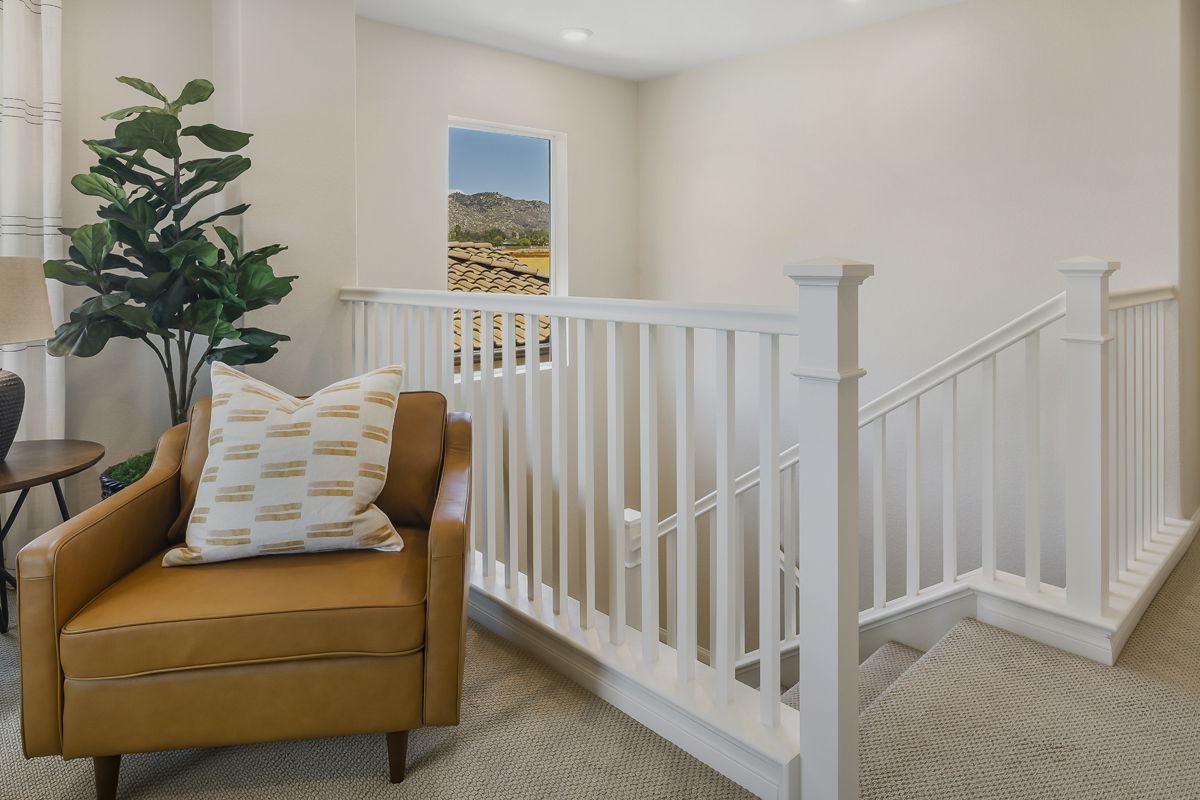 Upgraded open stair rail