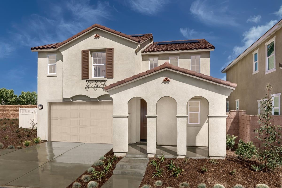 KB model home in Chino, CA