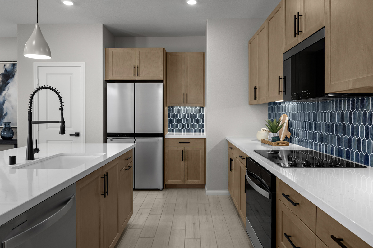 Optional built-in oven and cooktop