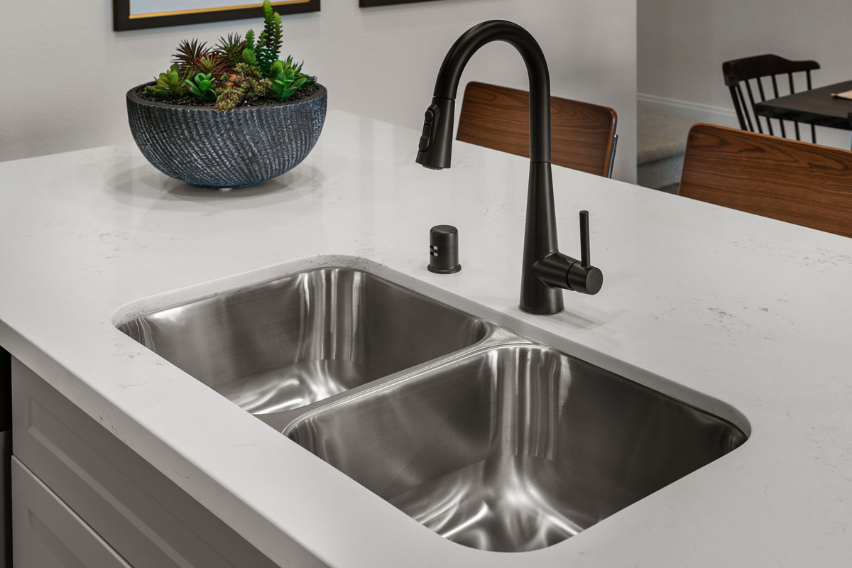 Double-basin sink