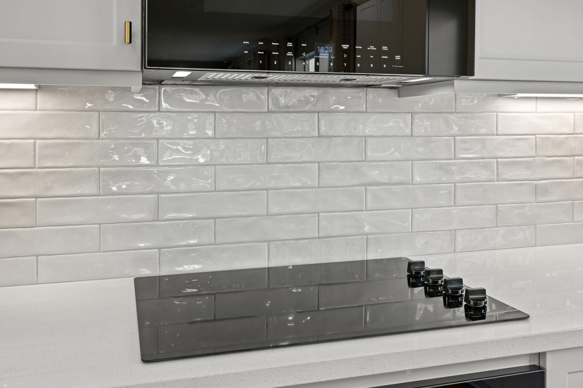 Optional black cooktop