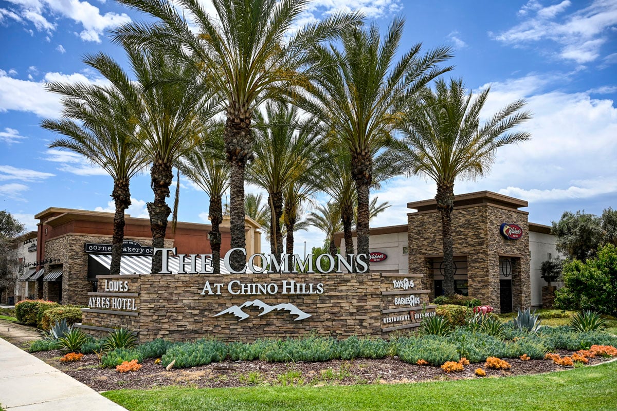 Close to shopping at The Commons at Chino Hills