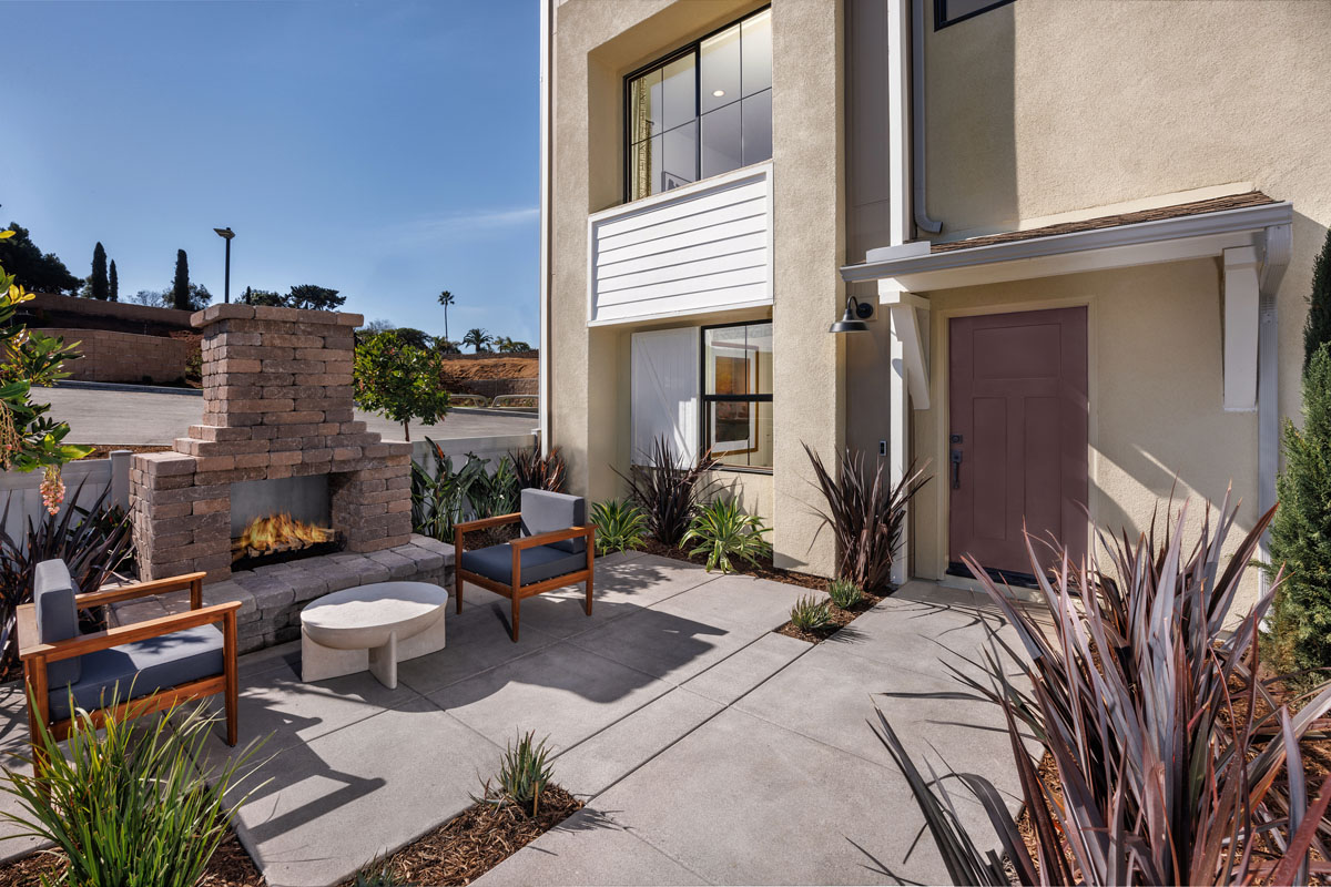 Enhanced front patio