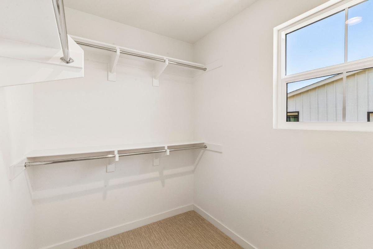 Primary walk-in closet