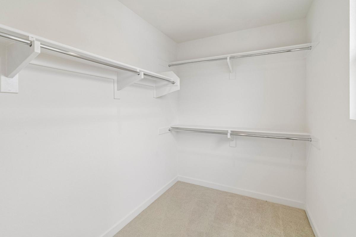 Primary walk-in closet