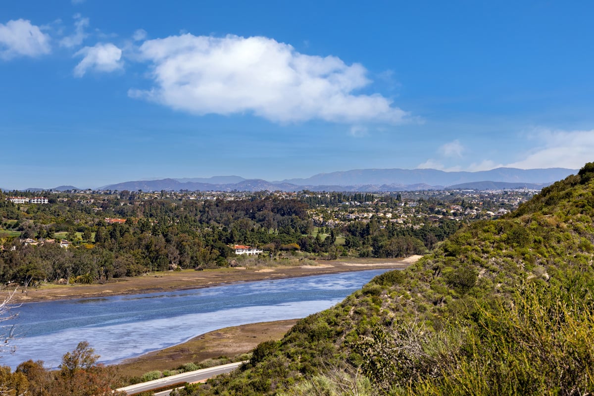 Walking trails nearby at Batiquitos Lagoon Ecological Reserve