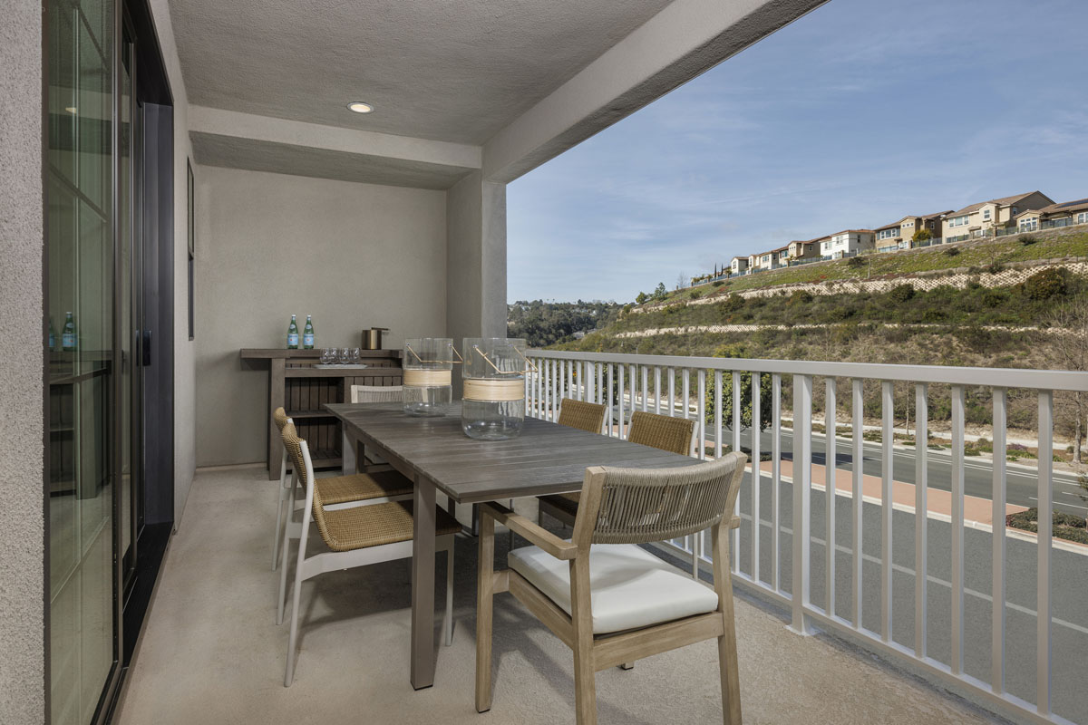 Private balcony