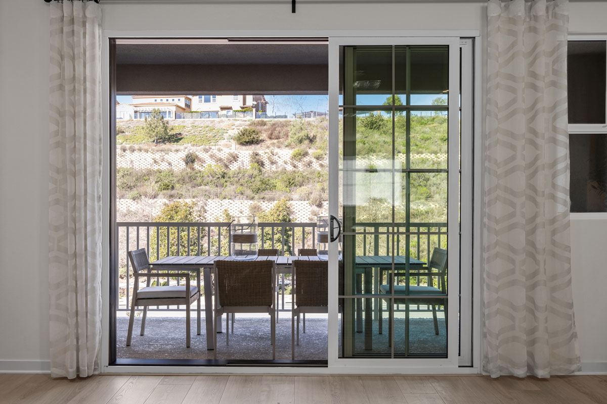 Dual-pane windows and sliding doors