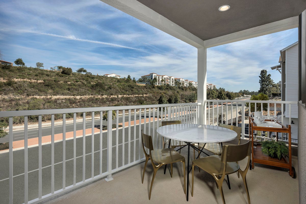 Private balcony