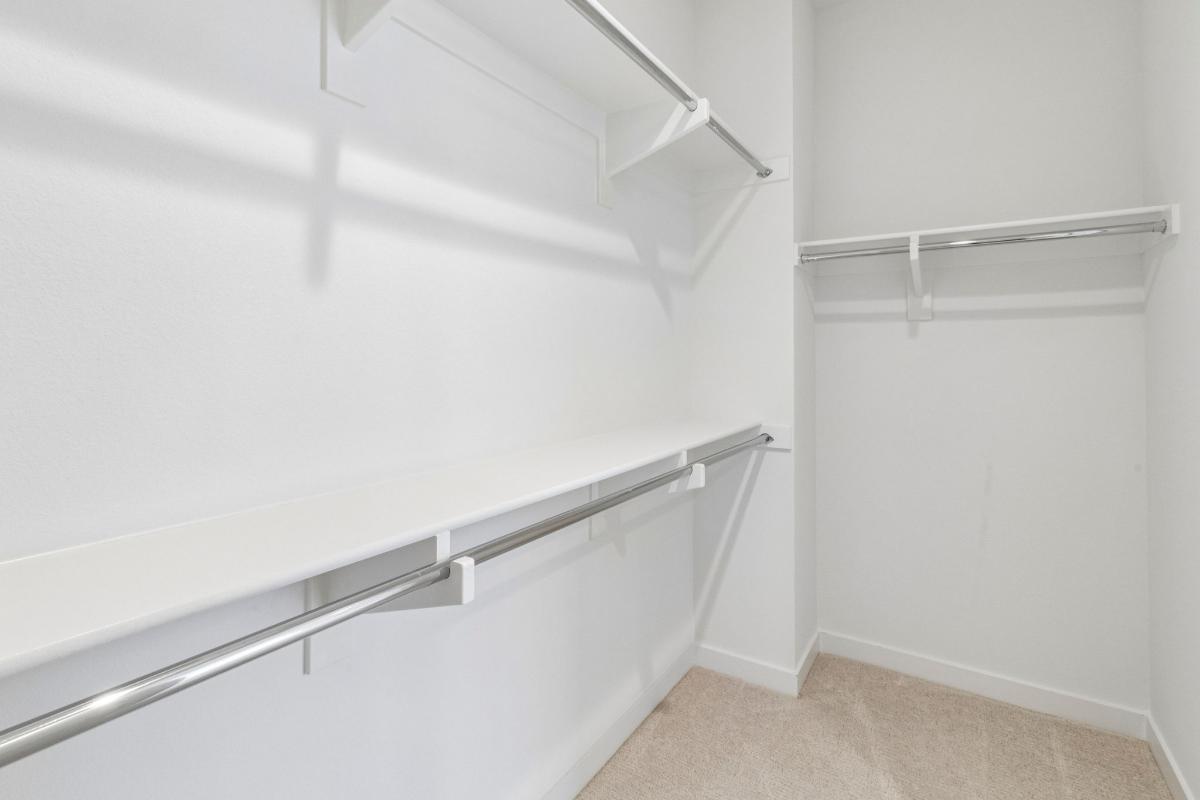 Primary walk-in closet