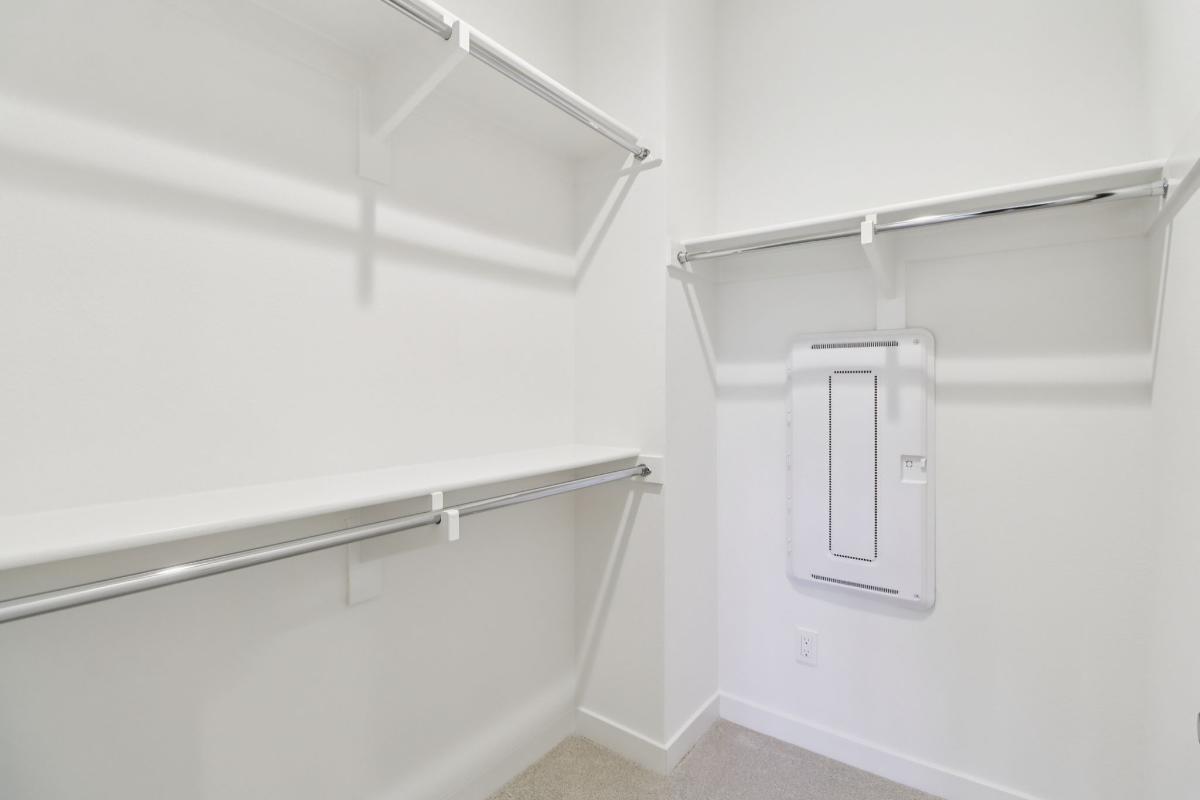 Primary walk-in closet