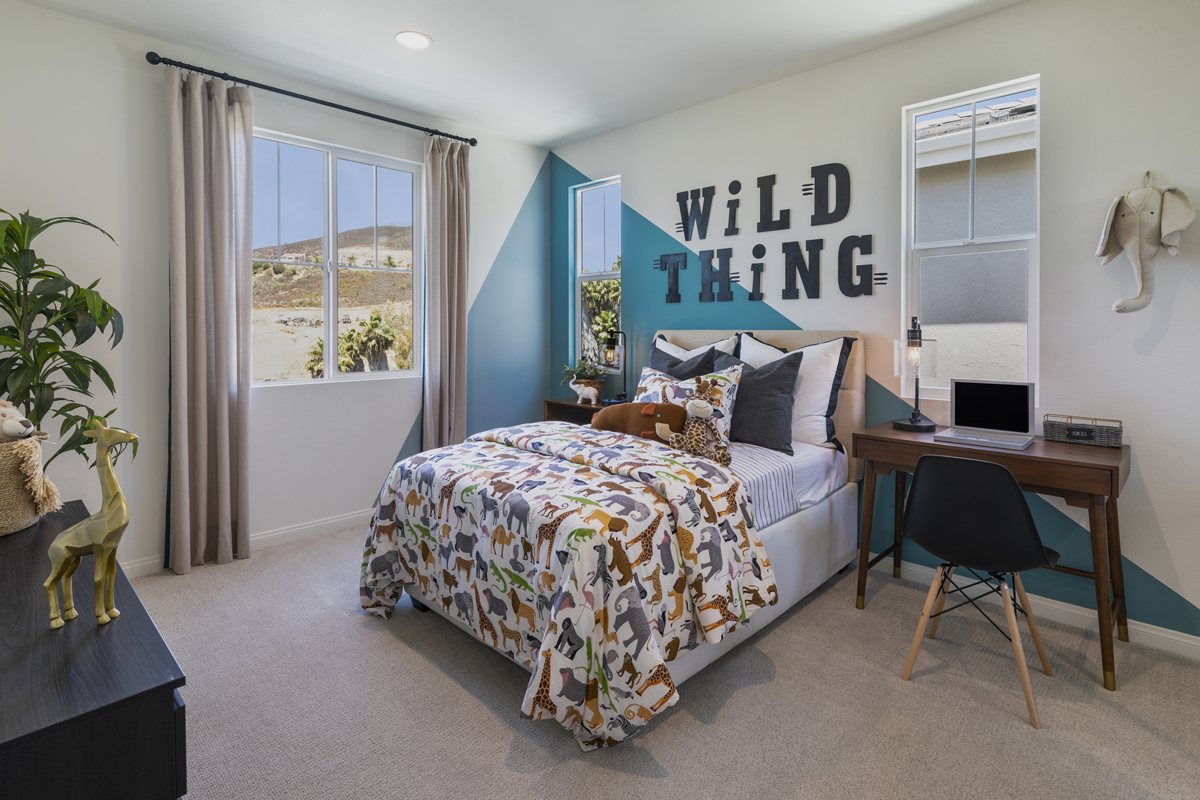 Spacious secondary bedrooms