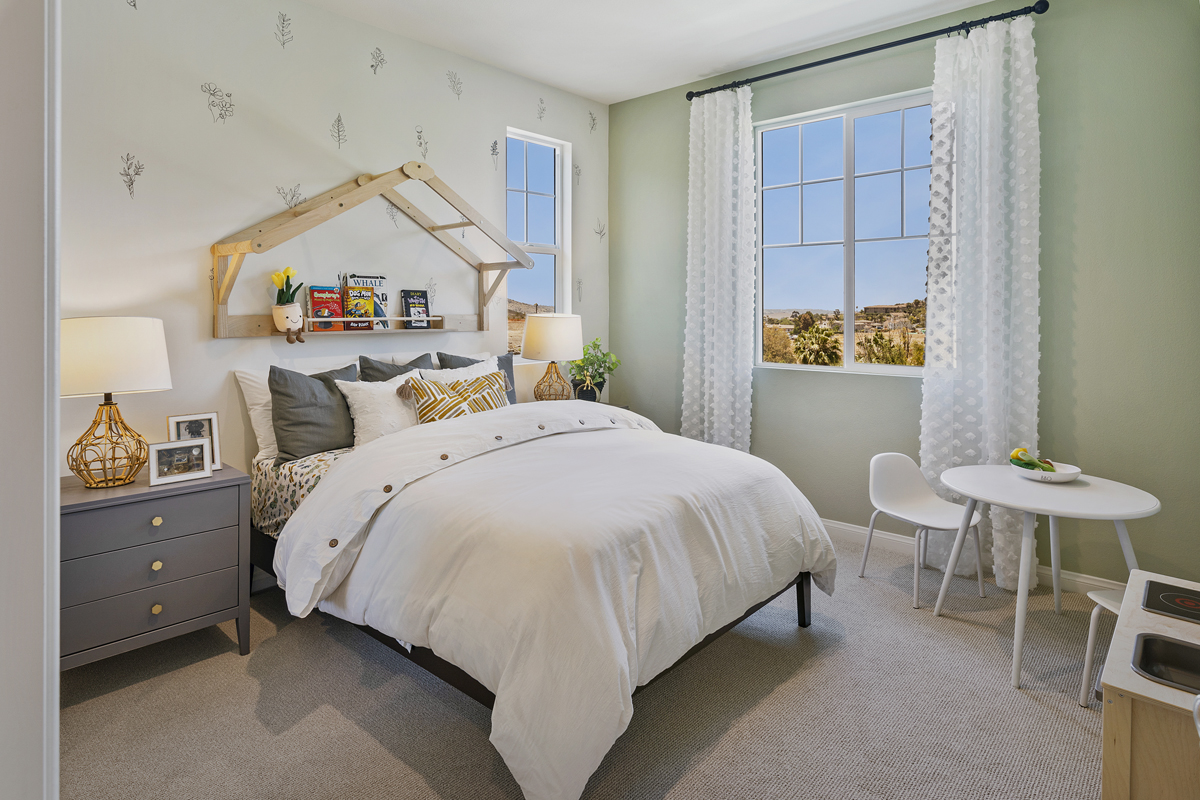 Spacious bedrooms