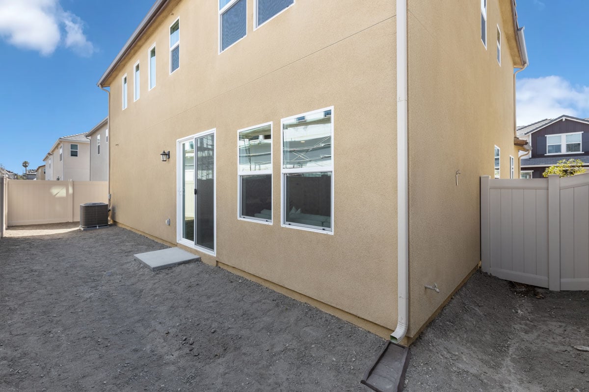Rear exterior