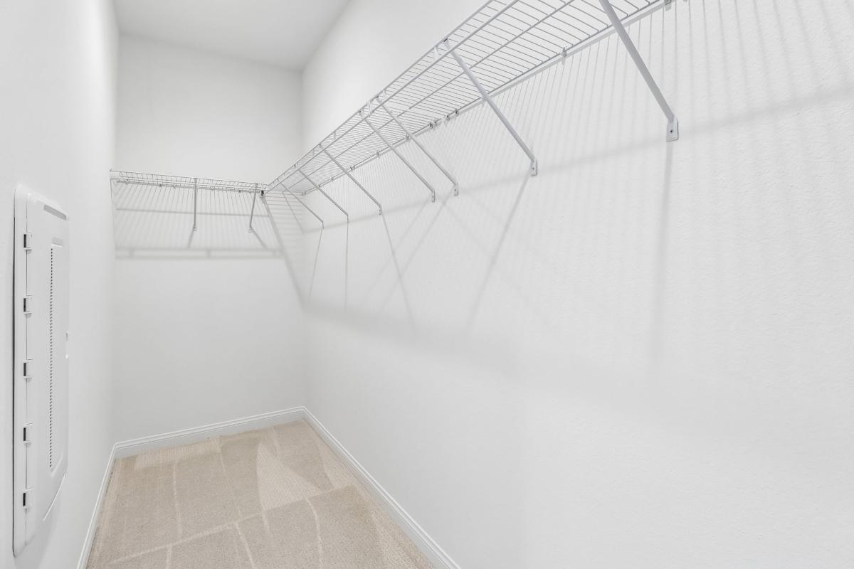 Primary walk-in closet