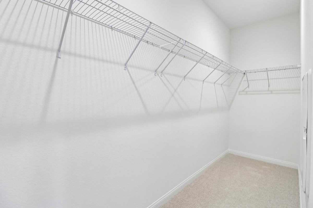 Primary walk-in closet