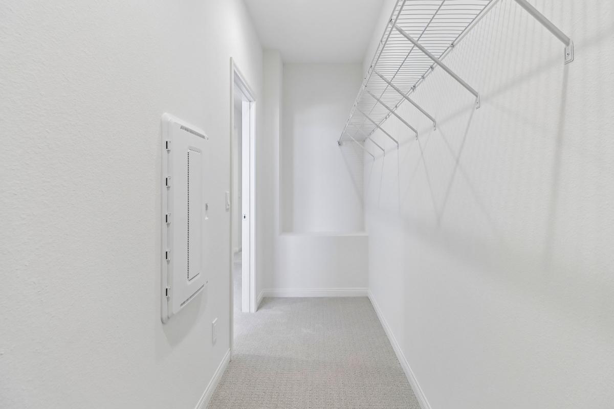 Primary walk-in closet