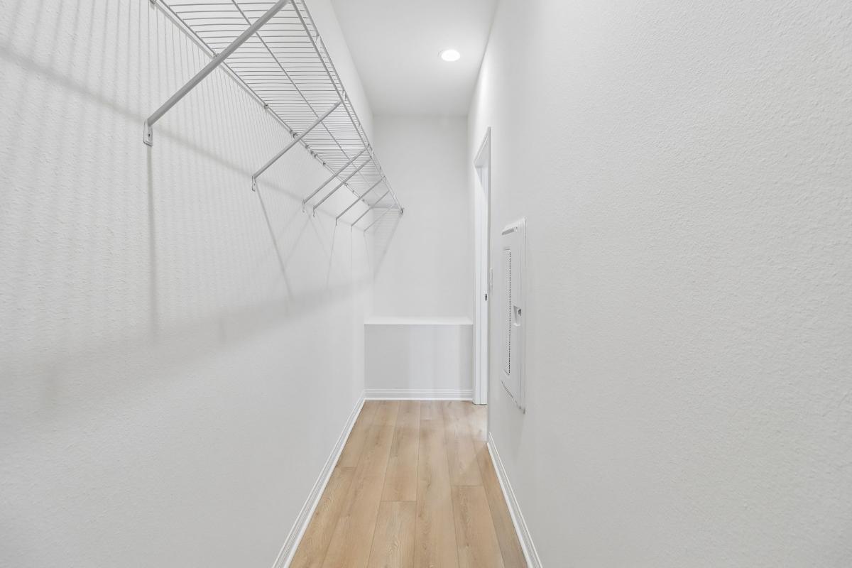 Primary walk-in closet