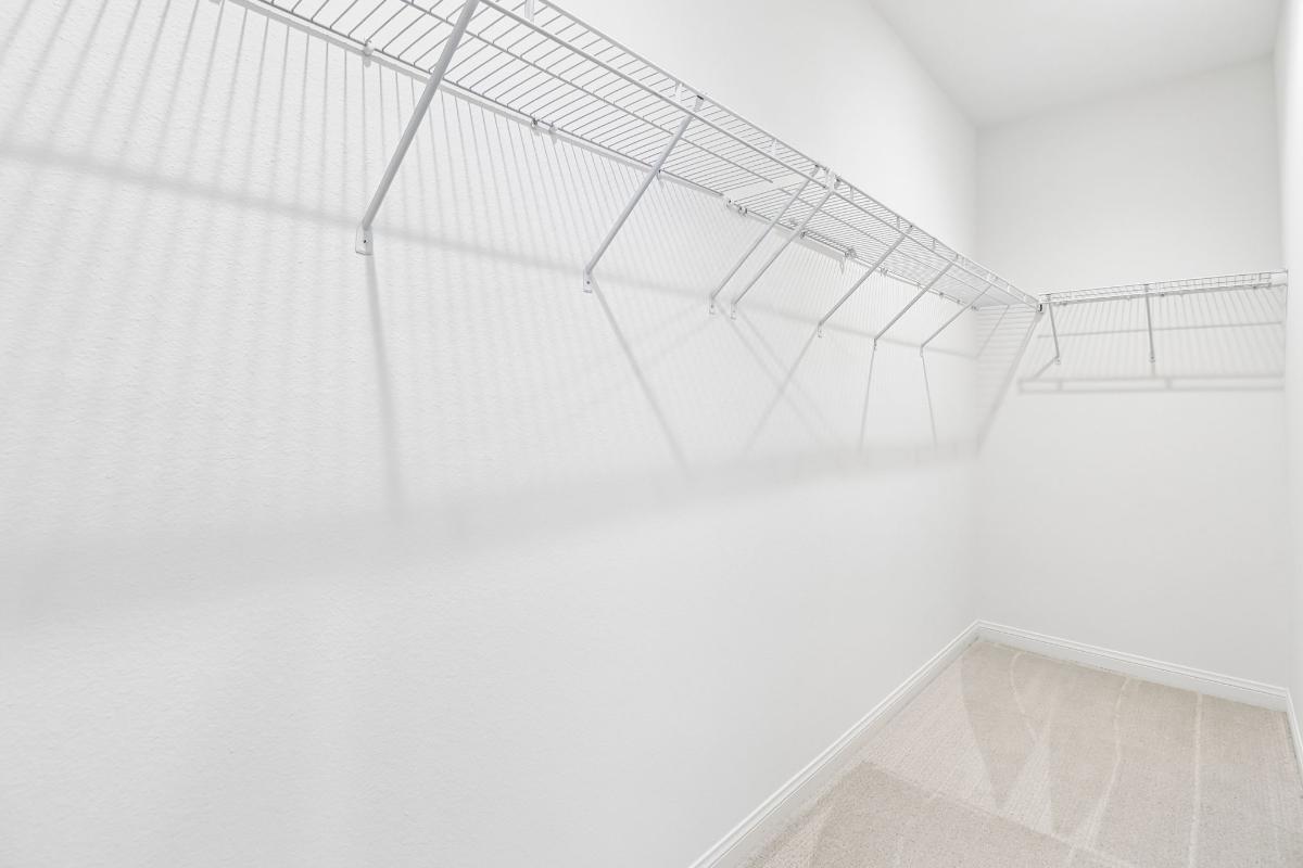 Primary walk-in closet