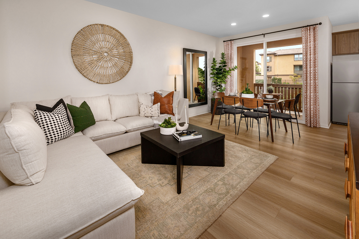 New Homes in San Marcos, CA - Mission Villas Plan 1105 Great Room
