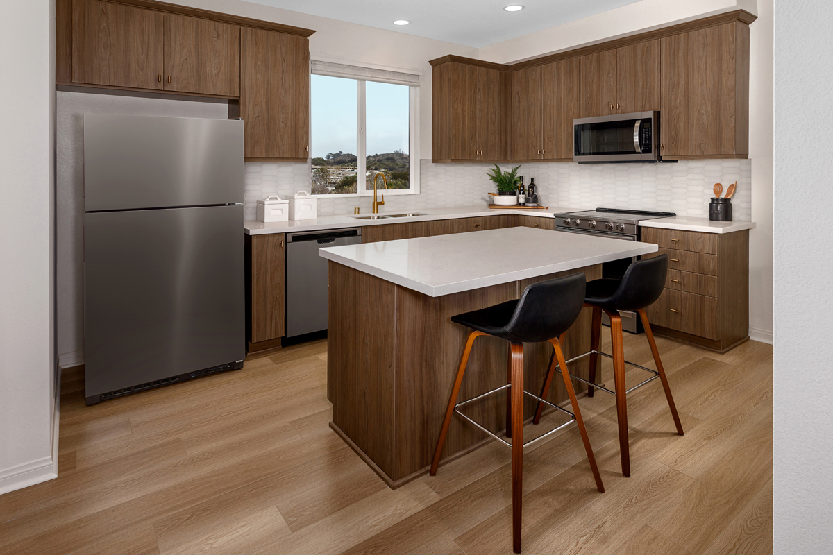 New Homes in San Marcos, CA - Mission Villas Plan 1105 Kitchen