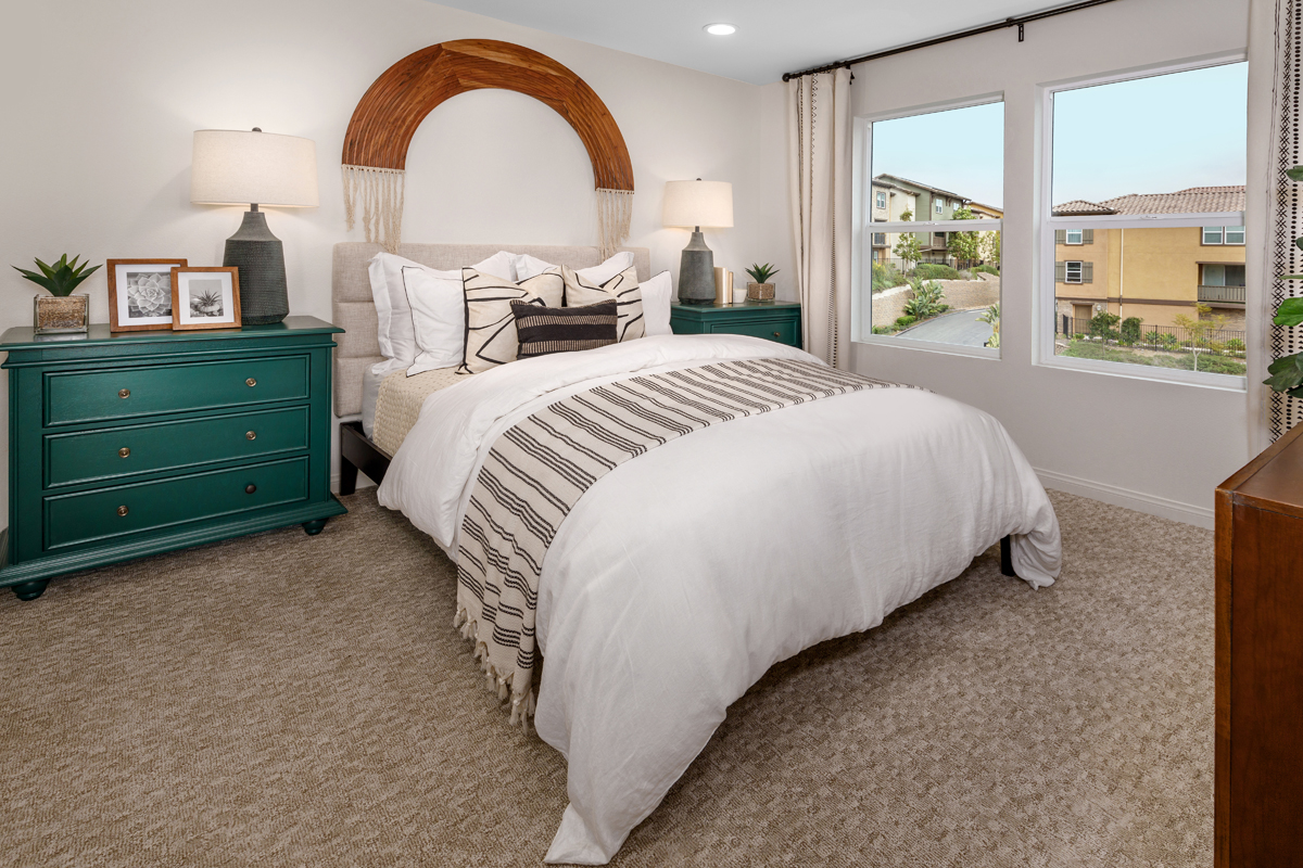 New Homes in San Marcos, CA - Mission Villas Plan 1105 Primary Bedroom