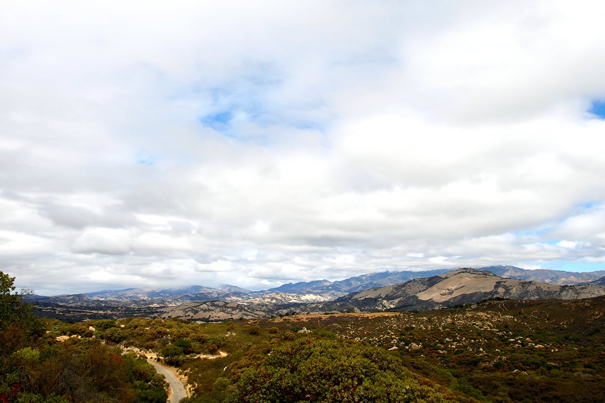 Hiking in surrounding foothills