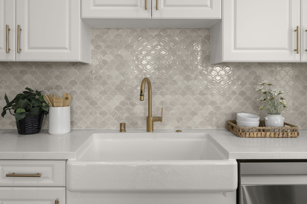 Optional apron-front sink