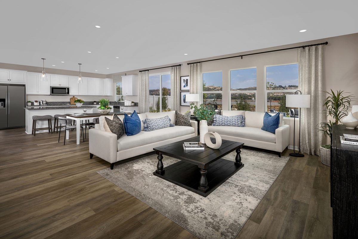 New Homes in Valley Center, CA - Sundance at Park Circle Plan 2384 - Great Room