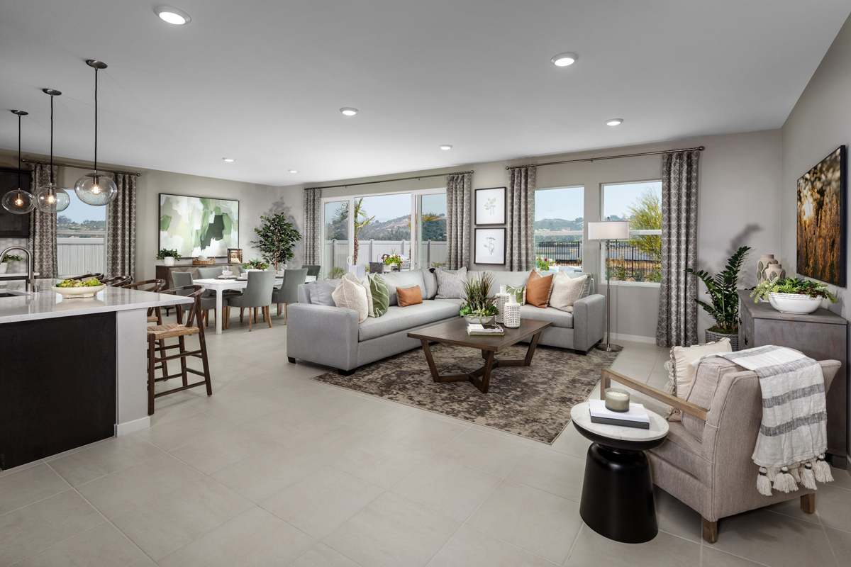 New Homes in Valley Center, CA - Sundance at Park Circle Plan 2620 - Great Room