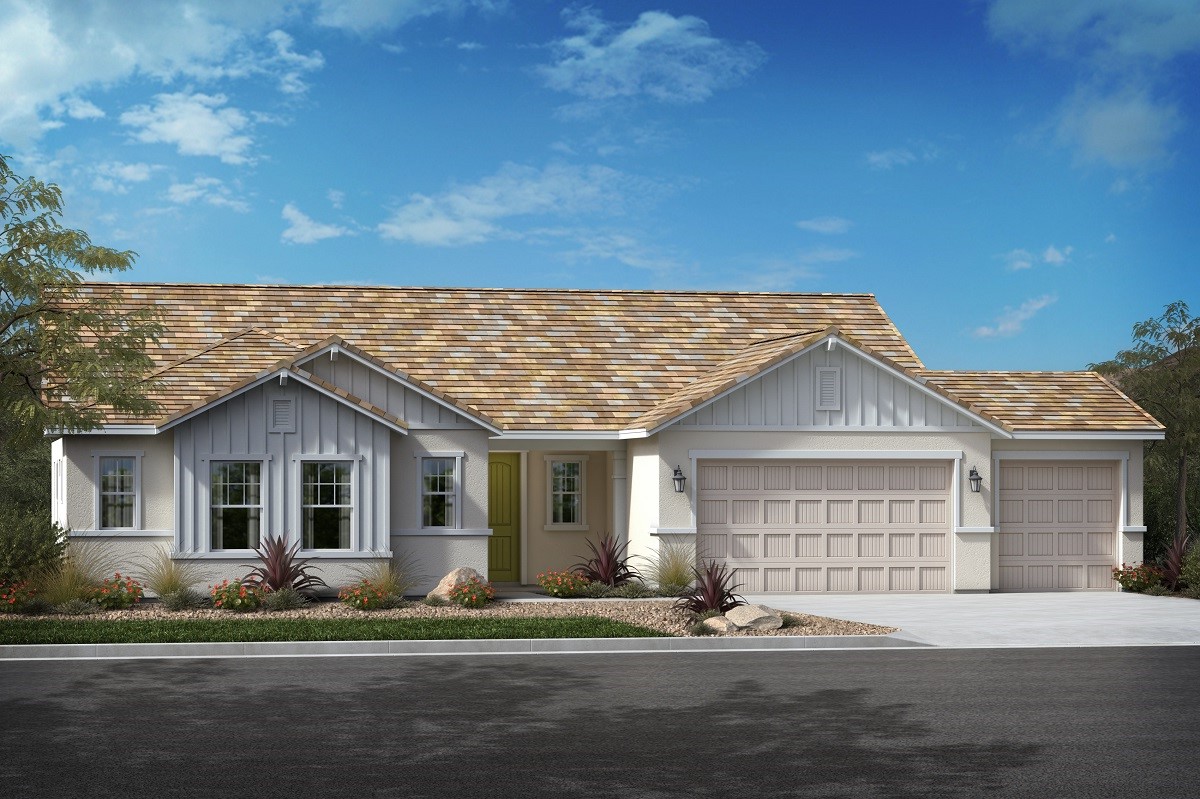 Exterior B with optional 3-car garage