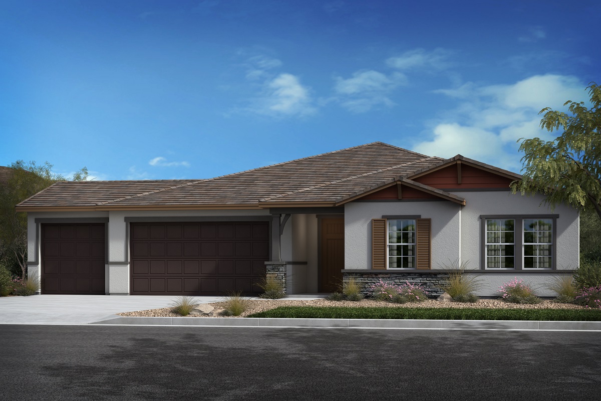 Exterior C with optional 3-car garage