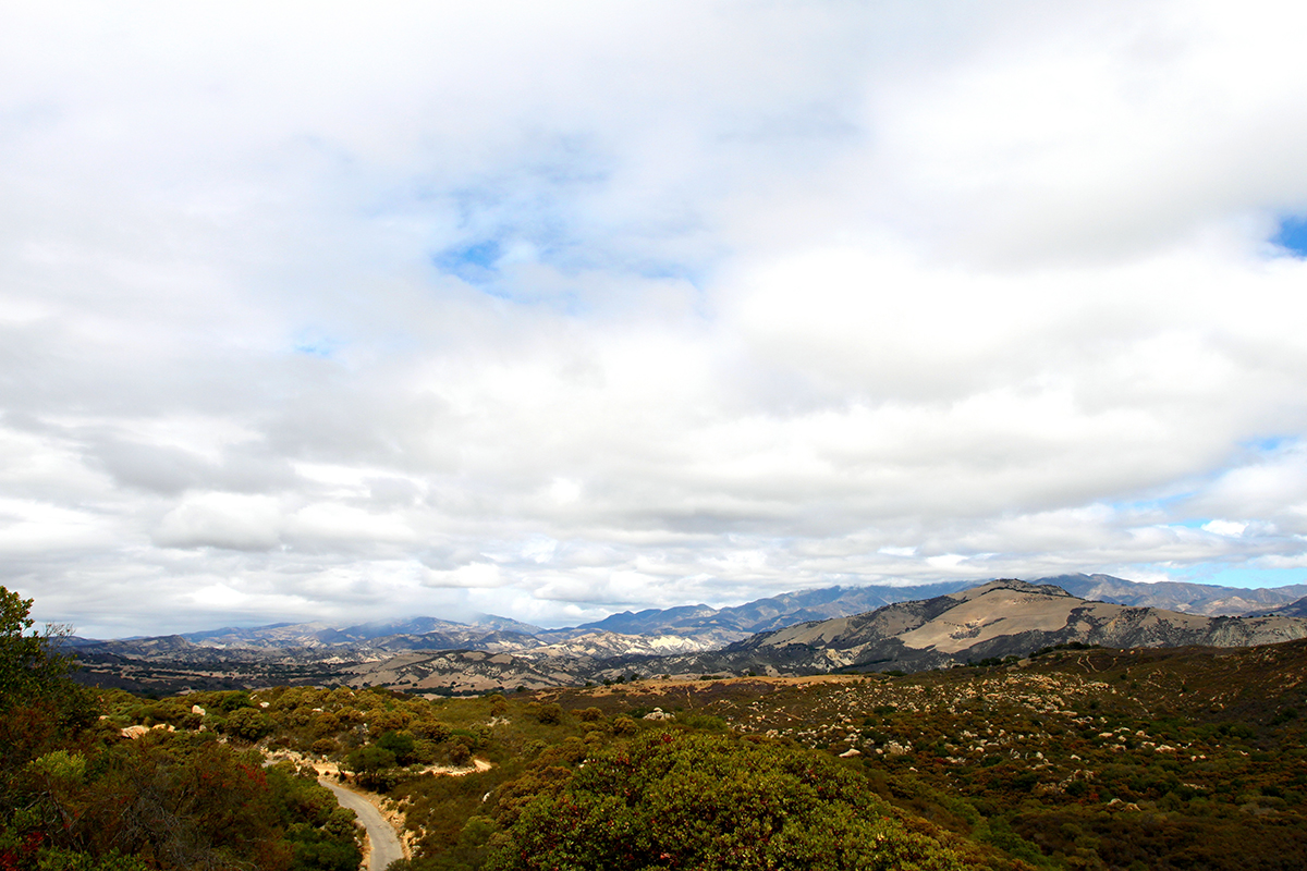 Surrounding hillside hiking trails