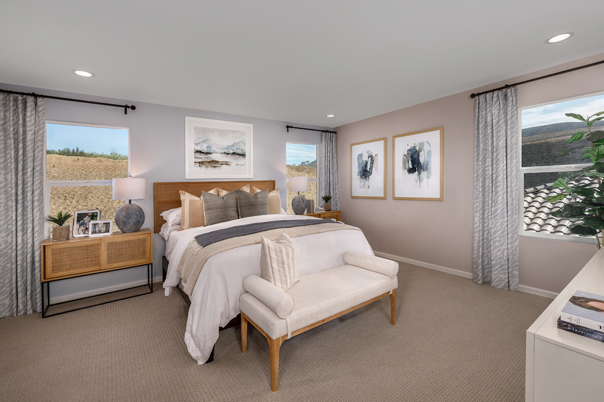 New Homes in San Marcos, CA - The Foothills Plan 2641 Primary Bedroom