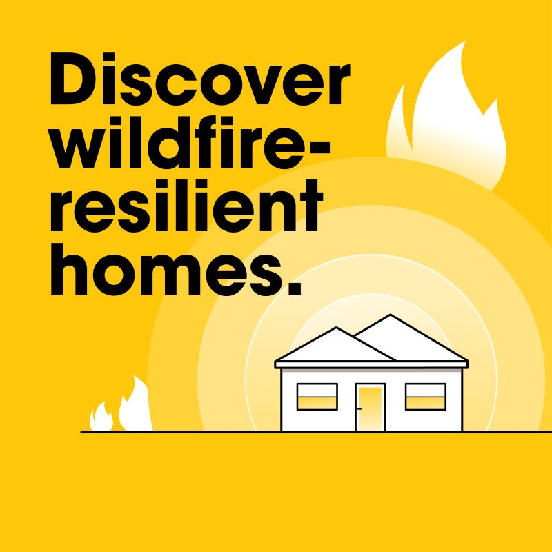 Wildfire resilient home 