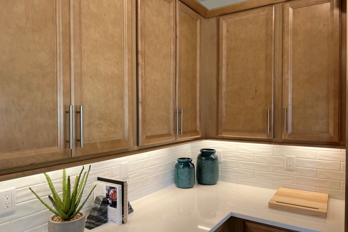 Maple kitchen cabinets
