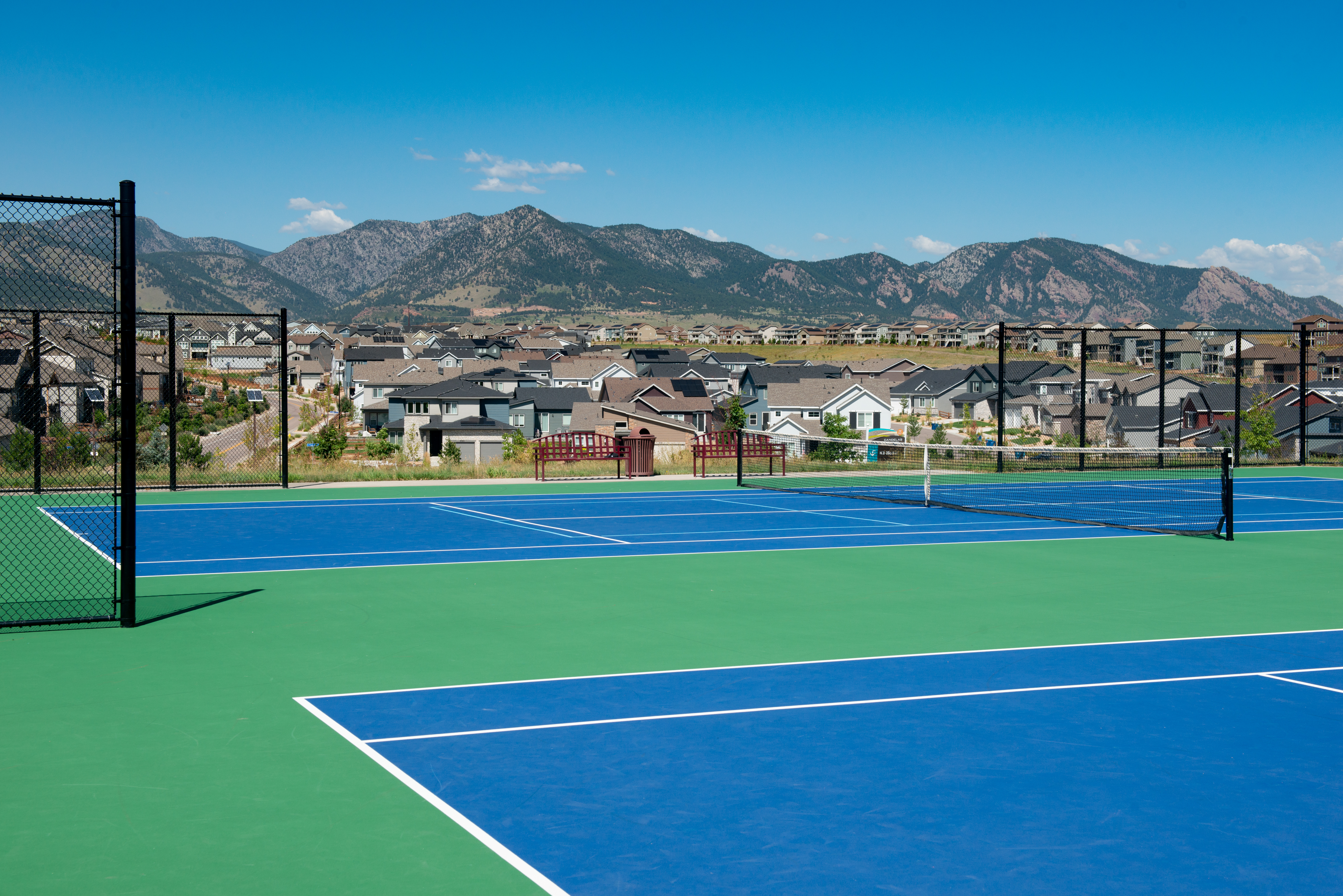 Haystack Plateau tennis courts