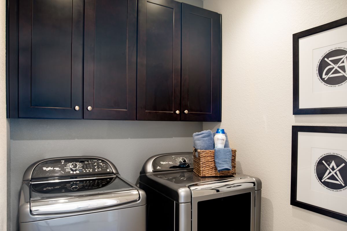 Laundry room with Whirlpool® washer and dryer