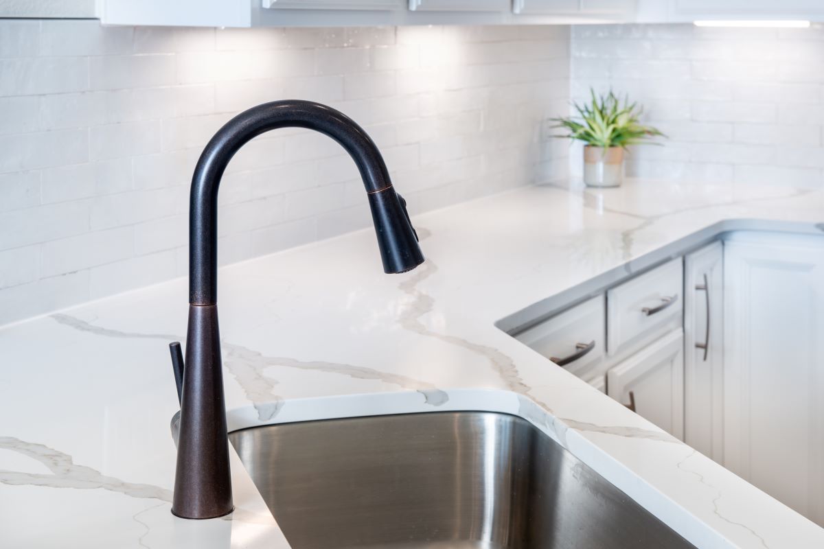 Kitchen sink and faucet