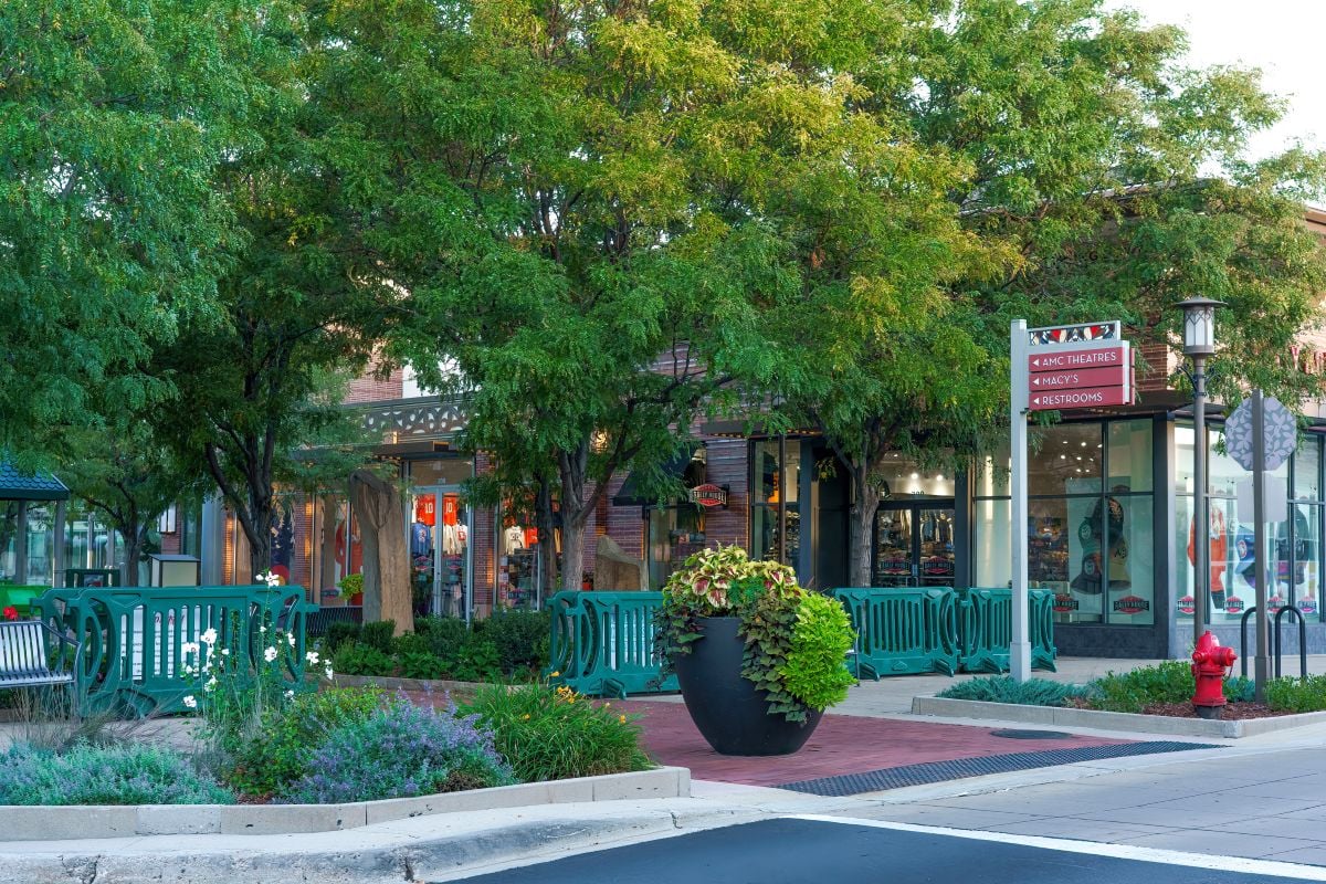 Close to shopping