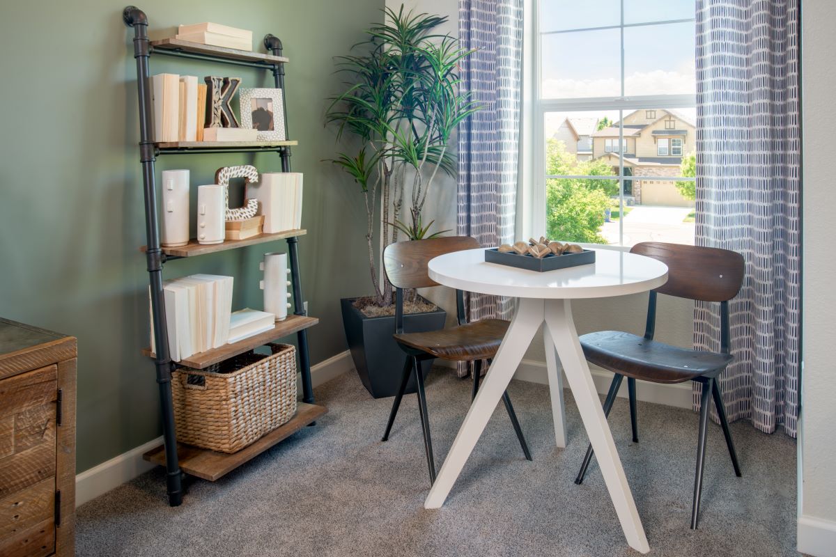 Loft with a game table