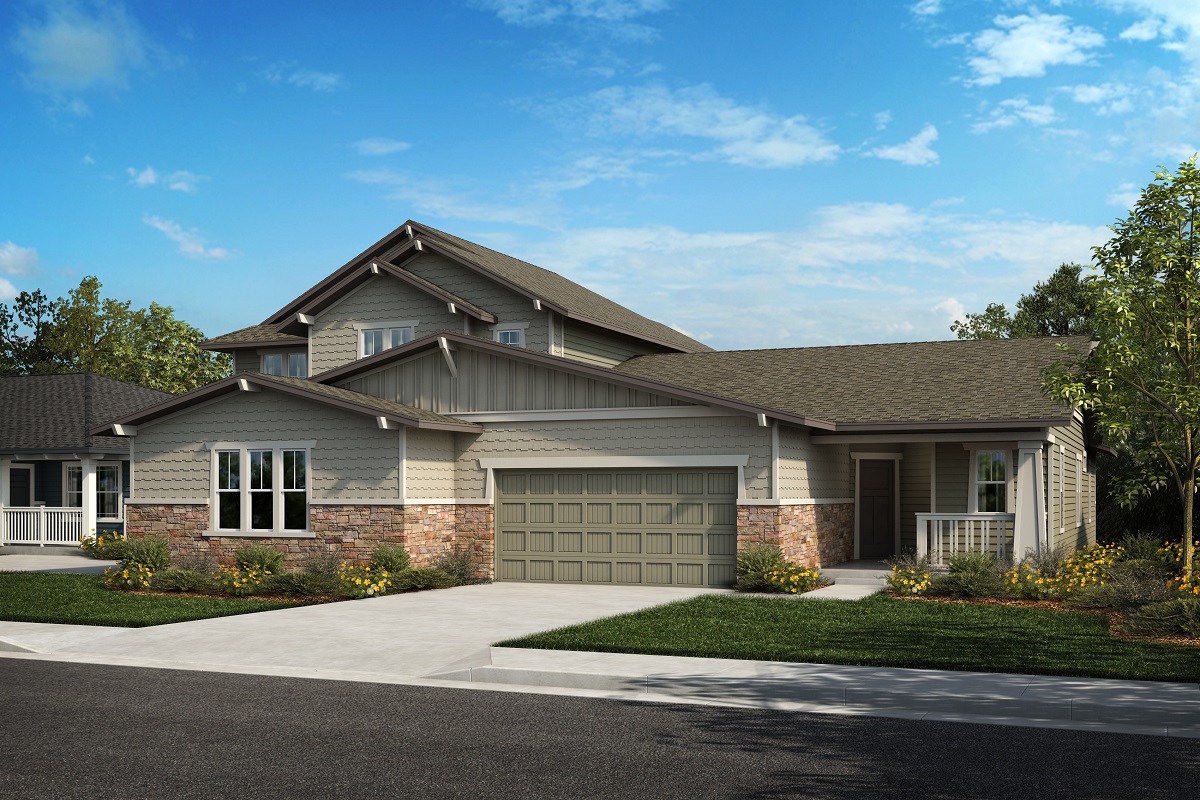 Plan 2343 & Plan 1632 - Exterior 23B