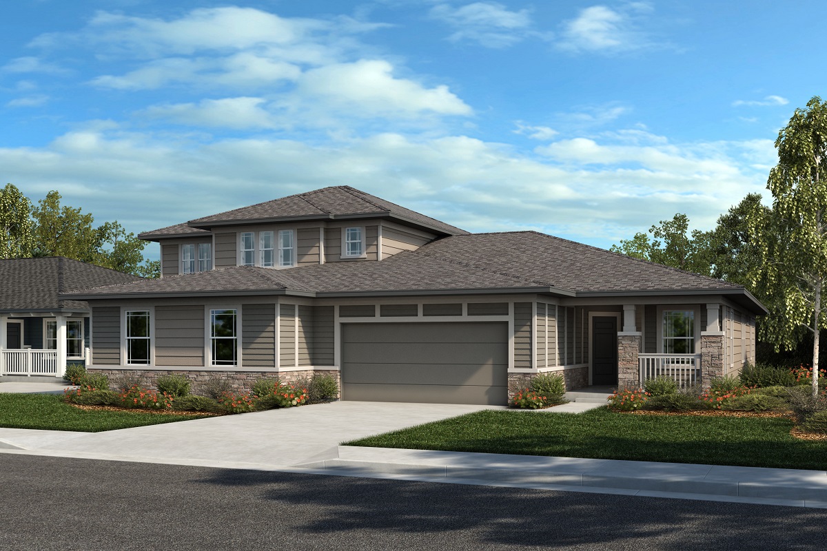 Plan 2343 & Plan 1632 - Exterior 23C