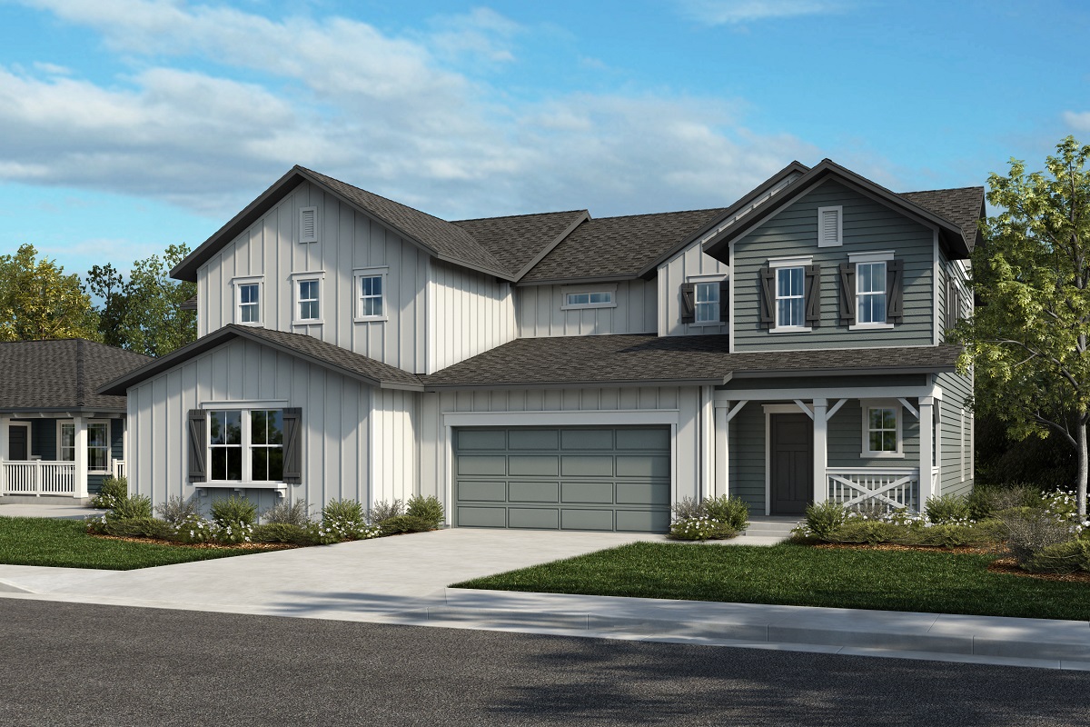 New Homes in Castle Rock, CO - Azure Villas at The Meadows Plan 2025 & Plan 1844 - Elevation 26A