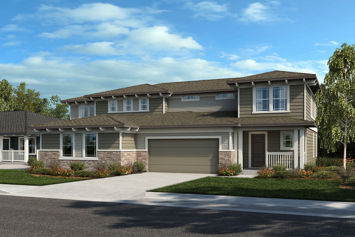 Plan 2343 & Plan 1844 - Exterior 27C