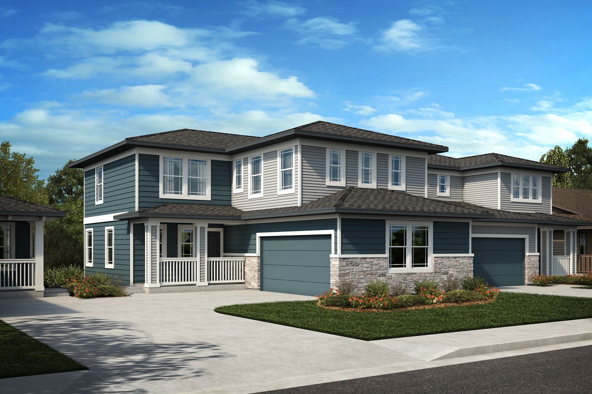 New Homes in Castle Rock, CO - Azure Villas at The Meadows Plan 2025 & Plan 1844 - Elevation 26C