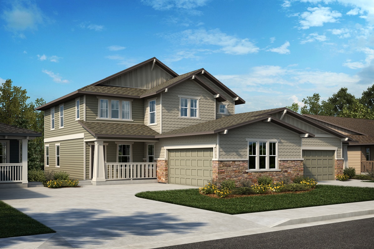 Plan 2343 & Plan 1632- Exterior 23B
