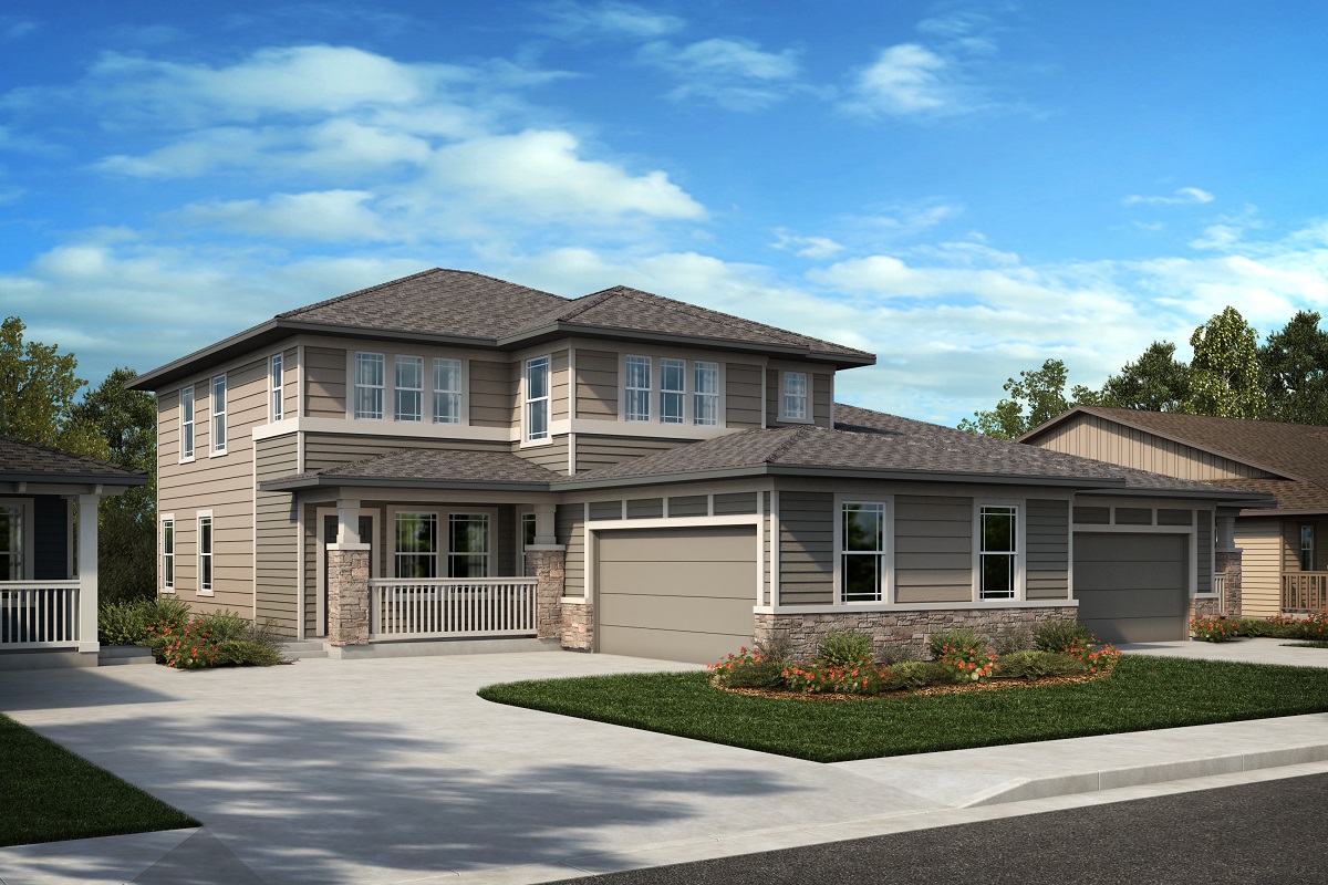 Plan 2343 & Plan 1632 - Exterior 23C
