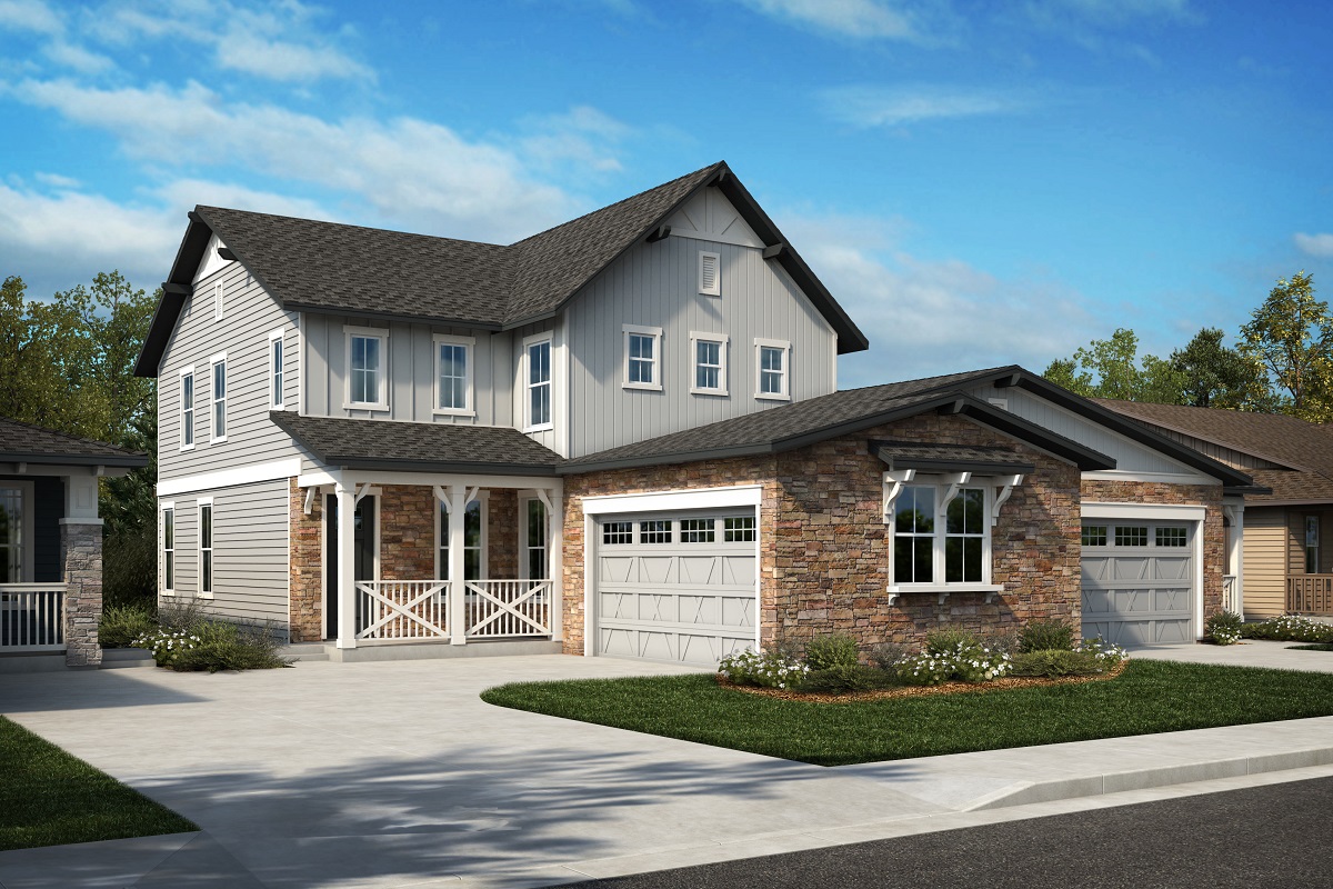 Plan 2343 & Plan 1632 Exterior 23A